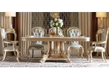 Set Da Pranzo Chesterfield Classico Tavolo In Legno Massello 4 Sedie
