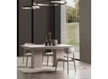 Elegante Set Da Pranzo Tavolo Da Pranzo Rettangolare Di Design 6 Sedie Imbottite