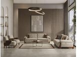 Divano Beige Set Di Divani Moderni Divani Imbottiti Designer Poltrona In Tessuto