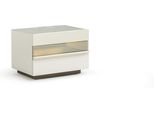 Elegante Comodino Beige – Design Moderno Con Spazio Contenitivo