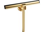 Omnires | Raschietto Per Doccia 25 Cm - Oro Spazzolato - Ottone Di Alta Qualità - Ergonomico Ed Efficace