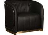 Poltrona In Pelle Nera Poltrona Moderna Da Salotto Mobili Di Pregio