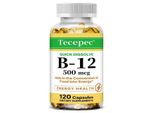 Vitamina B12 (120 Capsule) Integratori Alimentari, Energia, Cuore, Salute Cardiaca, Nervi, Salute Dei Nervi, Muscoli, Resistenza, Metabolismo