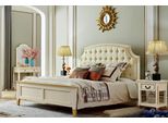 Set Di Mobili Bianchi Per Camera Da Letto Con Letto Comfort, Comodini E Toletta Moderna