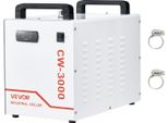 Vevor Raffreddatore Ad Acqua Industriale CW-3000, Sistema Di Raffreddamento Ad Acqua Industriale Con Serbatoio Da 9 Litri, Portata 10 L/Min, Unità Di Raffreddamento Con Ventola Ad Alta Velocità, Per Macchine Per Incisione E Taglio Laser