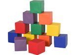 Fortuna Lai 12 Tlg. Blocchi Di Schiuma Blocchi Morbidi Per Bambini Blocchi Giganti Giocattoli Da Costruzione Per Bambini Da 1 A 3 Anni Set Di Blocchi Rosso+Giallo