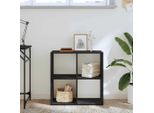 Maison Exclusive - Libreria In Rovere Nero 68,5 X 32 X 68,5 Cm Materiale Ligneo
