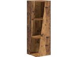 Vidaxl Scaffale Laterale Legno Vecchio 33 X 32 X 100,5 Cm Materiale Ligneo