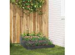 Maison Exclusive - Vaso Da Giardino Antracite 90 X 90 X 35 Cm