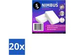 Nimbus – Spugna Miracolosa – Spugna In Melamina – Confezione Risparmio - Confezione Risparmio - 20 Pezzi