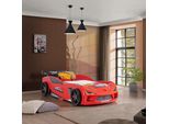 Designer Lettino Rosso Letto Moderno Da Camera Da Letto A Forma Di Auto Da Corsa