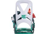 Attacchi Da Snowboard Burton Mini Grom Bianchi S Ragazzi, Ragazze Bianchi S
