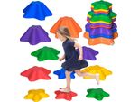 Fortuna Lai Giocattoli Impilabili, Pietre Di Fiume, Pietre Di Equilibrio Per Bambini, Pietre Da Calpestare, Fino A 80 Kg, Antiscivolo