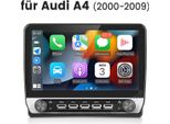 Autoradio Android Da 10,1 Pollici 2+64 Gb Per Audi A4 8E 8H B6 B7 2000-2009 Wireless Carplay Android Auto Wifi Gps Navi Rds Dsp Dab+ Bt Con Manopola