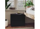 Maison Exclusive - Comodino Nero 50X39X43,5 Cm Materiale Ligneo