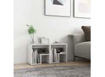 Maison Exclusive - Comodini 2 Pz. Bianco Lucido 40X30X40 Cm Materiale Ligneo