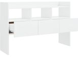 Maison Exclusive - Credenza Bianco Lucido 105X30X70 Cm Materiale Ligneo
