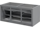 Fortuna Lai Gabbia Per Criceti Nani Gabbia Per Roditori Stalla Per Piccoli Animali In Legno Gabbia Per Topi Con Scale Gabbia Per Piccoli Animali Nagervilla A Tre Piani Grigio 115 X 57 X 55 Cm