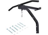 Fortuna Lai Supporto Per Sacco Da Boxe Supporto A Parete Supporto Per Sacco Da Boxe Supporto Per Sacco Da Boxe Capacità Di Carico Acciaio Nero 93 X 47 X 51 Cm