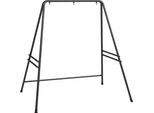 Struttura Per Sedia Sospesa Fortuna Lai In Acciaio 178 X 143 X 180 Cm, Portata Massima 150 Kg, Supporto Stabile Per Sedie Sospese, Ideale Per Interni Ed Esterni, Nero