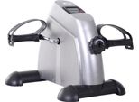 Fortuna Lai Cyclette Mini Bike Pedal Trainer Cyclette Con Display Lcd Ghisa Argento 35 X 40 X 31 Cm