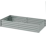 Fortuna Lai Aiuola Rialzata In Acciaio, Resistente Alle Intemperie Aiuola Con Bordo Anti-Taglio Serra Aiuola Da Giardino Senza Ruggine Fioriera Vaso Da Fiori 180 X 90 X 30 Cm Per Giardino Balcone, Aiuola Per Fiori, Ortaggi