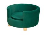 Fortuna Lai Lettino Per Cani Elegante Divano Per Cani Con Rivestimento Morbido E Gambe In Legno, 65X64X37 Cm