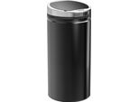 Fortuna Lai Sensor Cestino Della Spazzatura 42L, Cestino Automatico Elettrico Con Coperchio, Inossidabile, Per Bagno, Ufficio, Cucina, Sala Da Pranzo, Acciaio, Nero