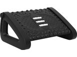 Fortuna Lai Poggiapiedi Da Scrivania Regolabile In Altezza Su 6 Livelli Con Superficie Massaggiante, Poggiapiedi Ergonomico Per Home Office, Ufficio, Nero