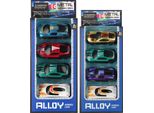 Set Di 4 Auto Da Corsa In Metallo Mega Creative 542796