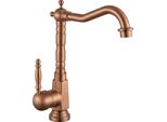 Miscelatore Lavabo Rea Bona High Brush Copper