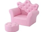Divano Gioco Fortuna Lai Per Bambini, Divano Per Bambini Con Pouf, Divano Per Bambini Divano Gioco Per Principesse Divano Per Bambini Mini Divano Per Angolo Coccole, Cameretta, Sala Giochi, Camera Da Letto, Rosa