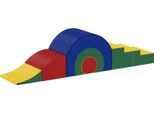 Fortuna Lai Set Di 5 Mattoncini Morbidi Per Neonati E Bambini Piccoli, Schiuma, Pelle Finta, 5 Forme Creative, Set Da Interno Per Arrampicarsi, Gattonare, Giocare, Colorato