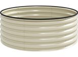 Fortuna Lai Aiuola Rialzata In Acciaio, Aiuola, Semenzaio, Aiuola Da Giardino Impilabile, Fioriera Inseribile, Cassetta Per Piante 120X120X43 Cm, Aiuola Per Giardino, Balcone, Terrazza, Vaso Per Fiori, Piante