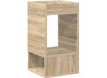 Vidaxl Tavolino Sonoma In Rovere 30 X 30 X 56 Cm Materiale Ligneo