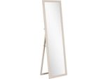 Fortuna Lai 160 X 50 Cm Specchio A Figura Intera, Versatile, Design Rettangolare Con Cornice, Bianco