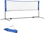Set Rete Da Badminton Fortuna Lai 103/120/155H Cm, Rete Da Tennis Pieghevole E Regolabile In Altezza Per Interni Ed Esterni, Poliestere, Ideale Per Pallavolo E Badminton