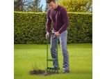 Fortuna Lai Aeratore Per Prato Aerificatore Per Prato Larghezza 30 Cm Aeratore Manuale Con Impugnatura Antiscivolo, Attrezzi Da Giardino Binario Da Terra, Scarificatore Rasenspecht, Aerazione Del Terreno Cura Del Prato Per Giardini E Cortili
