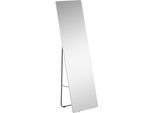 Fortuna Lai Specchio A Figura Intera Specchio Da Terra 45X160 Cm Specchio Da Parete Specchio Da Guardaroba Specchio Da Camerino Per Camera Da Letto E Soggiorno Argento