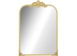 Specchio Da Parete Fortuna Lai 60 X 87 Cm Specchio Da Bagno In Stile Barocco Con Cornice Decorativa In Metallo Per Soggiorno E Camera Da Letto In Oro