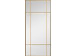 Fortuna Lai Specchio Da Parete 110 X 50 Cm Specchio Decorativo Con Cornice In Metallo, Specchio Rettangolare Per Camera Da Letto, Bagno Oro