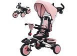 Fortuna Lai Triciclo Per Bambini, Passeggino 6 In 1 Per Bambini Piccoli, Con Maniglia Di Spinta, Sedile Regolabile, Design Pieghevole, Rete Di Sicurezza