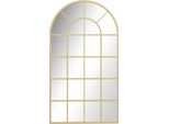 Fortuna Lai Specchio Da Parete Specchio Da Guardaroba 110 X 62 Cm Specchio Decorativo Da Appendere Con Cornice In Metallo Per Camera Da Letto E Soggiorno In Oro
