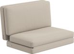 Fortuna Lai Divano Letto 3 In 1 Pieghevole Con Rivestimento In Velluto, Imbottito, Portata Massima 240 Kg, Per Camera Da Letto, Soggiorno, Beige