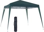 Fortuna Lai Gazebo Pieghevole 2,4X2,4 M Tenda Da Festa Con Protezione Uv, Pieghevole E Portatile, Incl. Borsa Per Il Trasporto Per Giardino E Balcone, Acciaio Verde