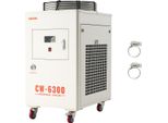 Vevor Raffreddatore Ad Acqua Industriale 8 Kw, Sistema Di Raffreddamento Ad Acqua Con Compressore, Serbatoio Da 40 L, Portata Massima 70 L/Min, Raffreddatore Ad Acqua Industriale Per Macchine Per Incisione E Taglio Laser CO2 A Tubo.