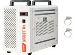 Vevor Raffreddatore Industriale Ad Acqua 1,6 Kw, Sistema Di Raffreddamento Ad Acqua Con Compressore, Serbatoio Da 7 Litri, Portata Massima 13 L/Min, Raffreddatore Industriale Ad Acqua Per Macchine Di Incisione E Taglio Laser CO2