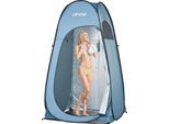Vevor Tenda Da Doccia (119X119X210 Cm) Tenda Da Toilette Pop-Up Con Montaggio Immediato, Tenda Spogliatoio Incl. Picchetti, Corde E Borsa Per Il Trasporto, In Poliestere 190T, Ideale Per Campeggio, Spiaggia, Pesca, Blu
