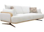 Moderno Set Da Salotto In 3 Pezzi Bianco – Divano 3+3+1 Posti