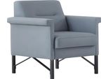 Elegante Salotto Grigio Set Di Sedute Poltrona Moderna A 2 Posti